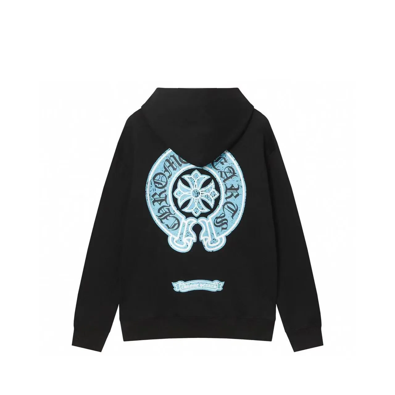 M02—P210 -Chrome Hearts/Chrome Hearts printed sweatshirt cardigan jacket -420 grams of high-density, high-quality wool, soft, delicate and skin-friendly, soft and silky to the touch, warm and skin-friendly -The hardware zipper accessories are all customized and full of details -Colour: black white -Size: S M L XL